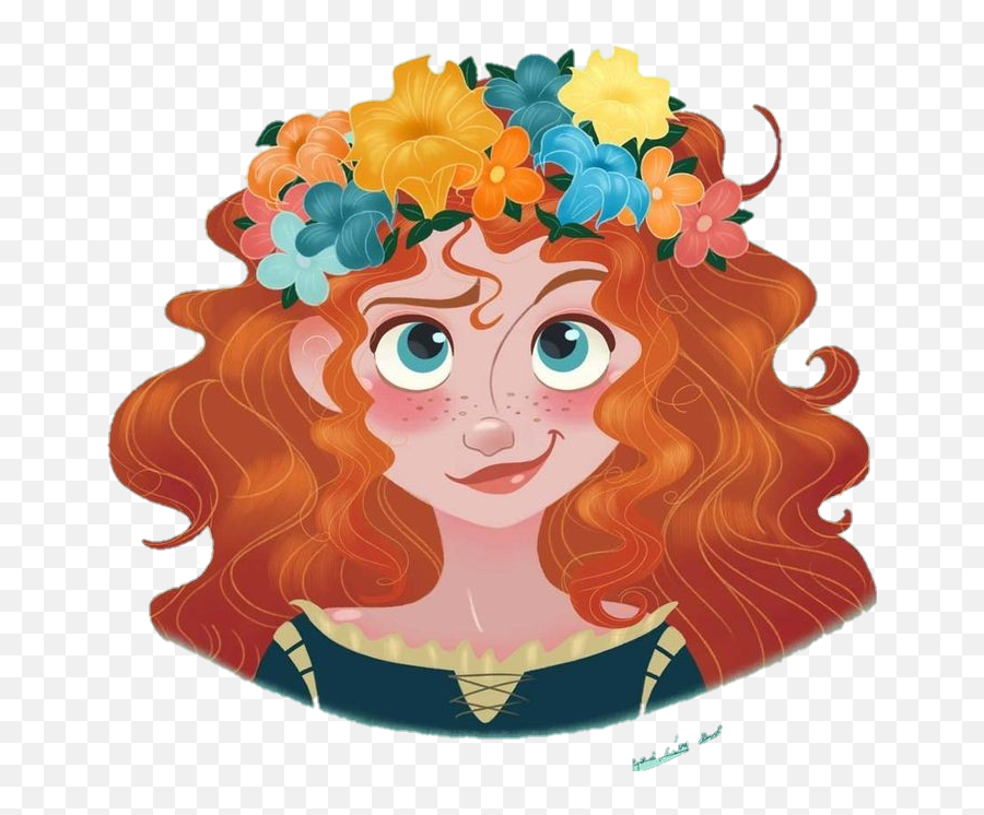 Discover Trending Redhead Stickers Picsart - Merida And Ariel Fanart Emoji,Red Headed Emoji