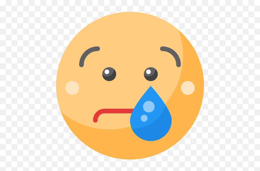 Crying - Free Smileys Icons Icon Ansioso Emoji,Emoticons Breathing