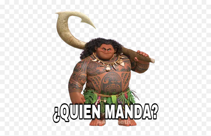 Moana Vijiti Kwa Whatsapp - Maui Moana Full Body Emoji,Disney Emojis Moana