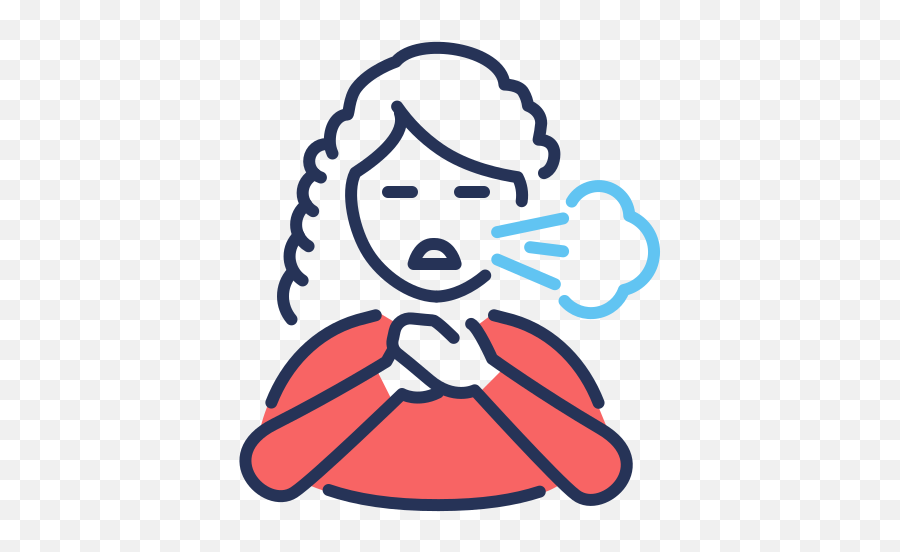 Difficulty Breathing Coronavirus - Difficulty Breathing Icon Emoji,Trouble Breathing Emoticon