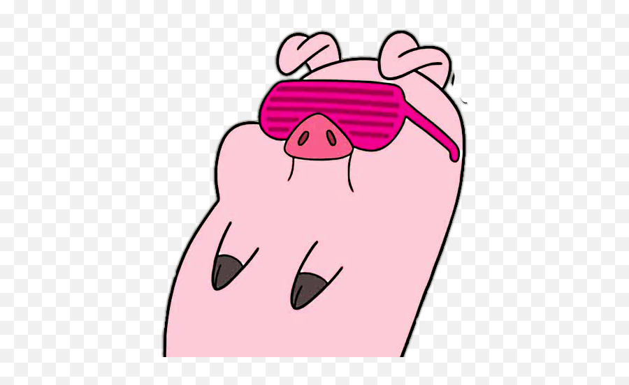 Waddles Gravity Falls Sticker By Guilherme Lucena - Gravity Falls Waddles Emoji,Gravity Falls Emojis