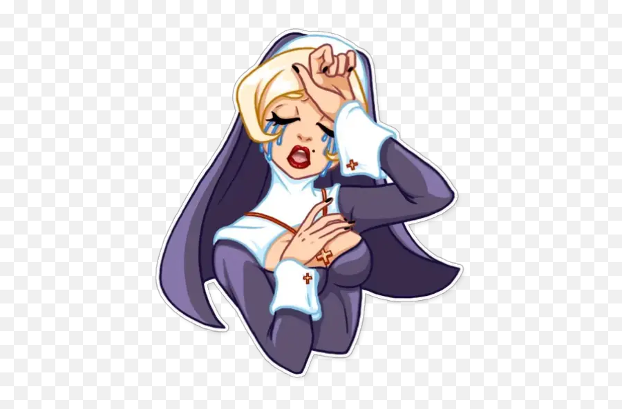 Naughty Nun Stickers For Whatsapp - Naughty Nun Stickers Emoji,Dirty Animated Emoticons App