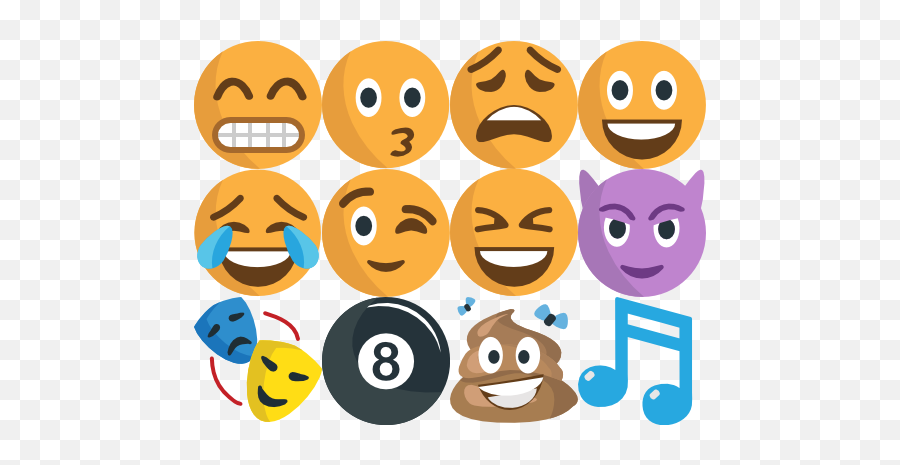 Emojione Emoticone Theme - Happy Emoji,Noob Emoji