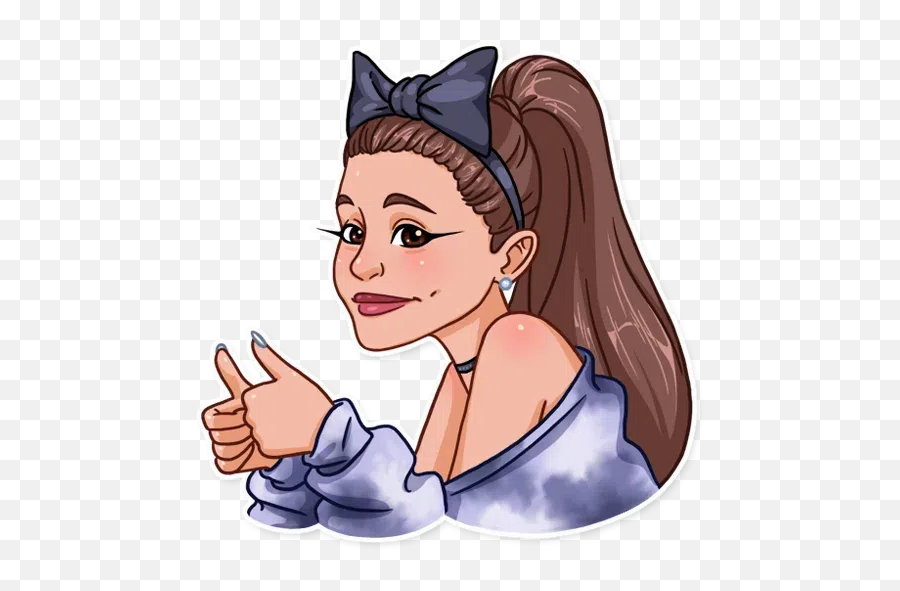 Ariana Grande Arimojis Whatsapp - Ariana Grande Sticker Whatsapp Emoji,Ariana Grande Emoji