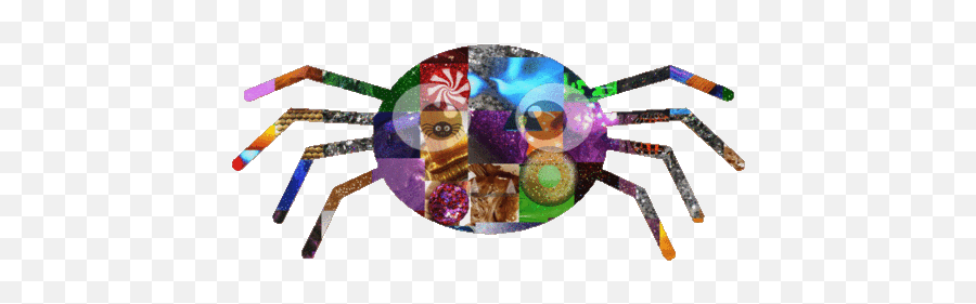 Big Cats Art - Tangle Web Spider Emoji,Lips Emoticon .gif