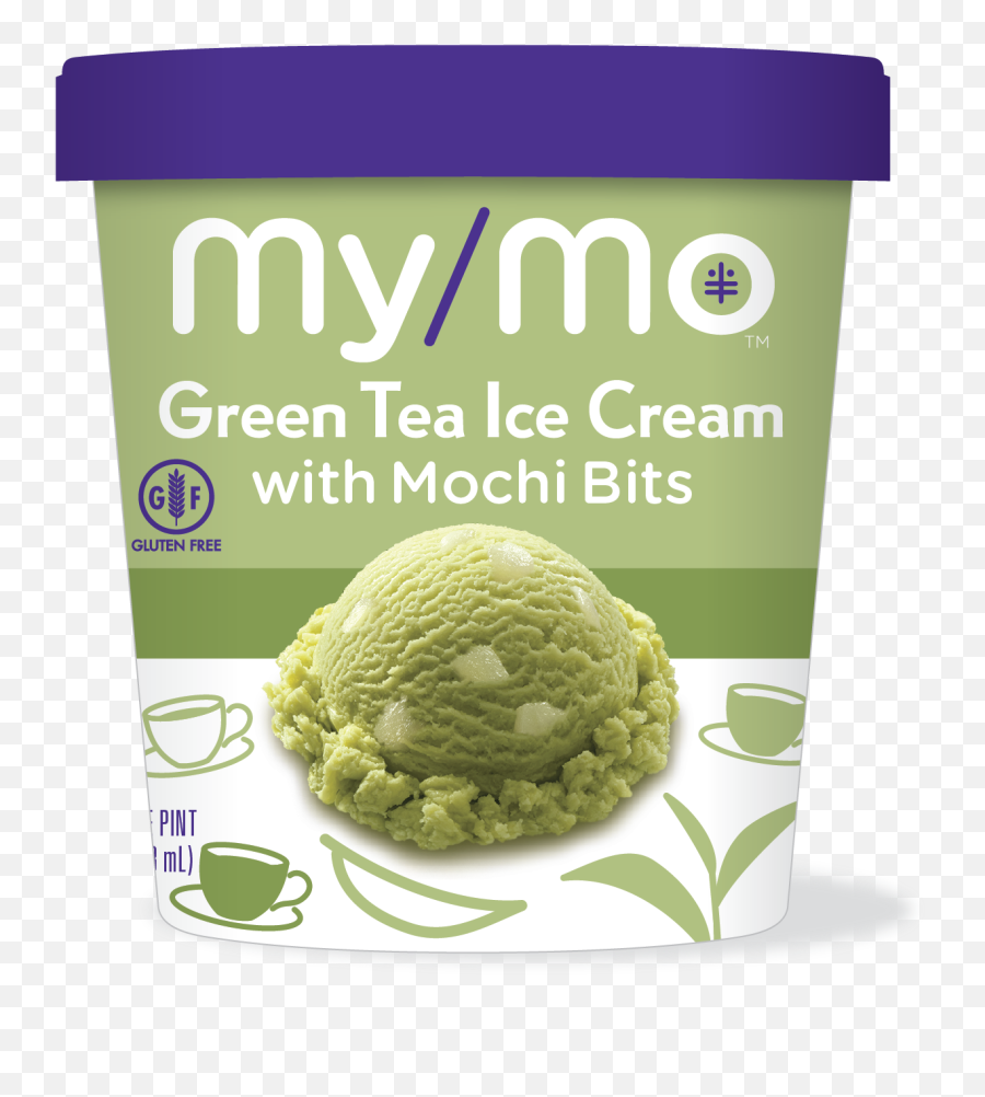Green Tea Ice Cream With Mochi - My Mo Ice Cream With Mochi Bits Emoji,Ice Cream Emoji Changing Pillow