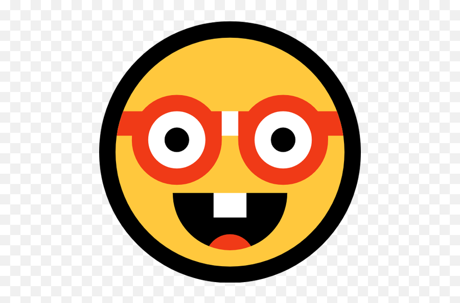 Emoji Image Resource Download - Windows Nerd Face Wide Grin,How To Make Emojis On Keyboard Windows 10