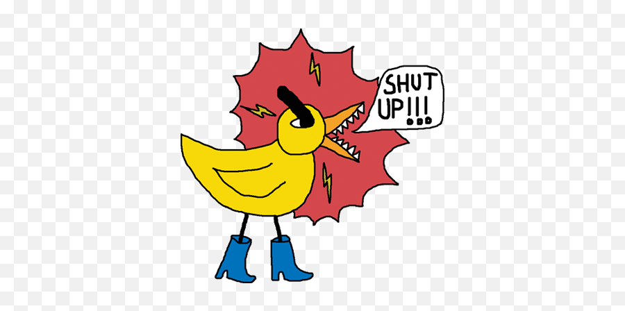 Angry Duck Stickers Vol 1 By Karen Anna Sandholm - Language Emoji,Anarchist Emoji