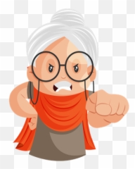Expression Illustrations Images - Grandmother Illustration Angry Indian Emoji,Turban Windows Emoticon