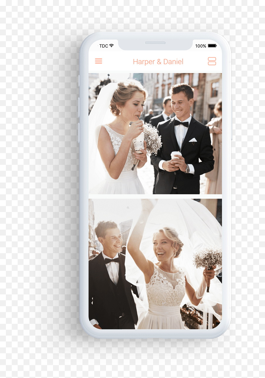 Wedding Photo App 1 - Wedbox Simple U0026 Beautiful Wedding Bride In Scotland Emoji,Emoji Hi Wedding