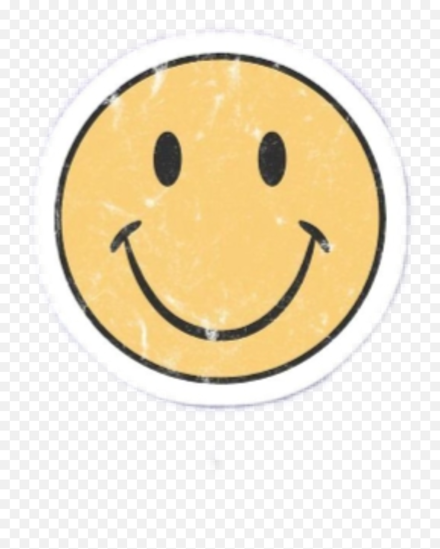 The Most Edited Smileface Picsart - Smiley Face Sticker Retro Emoji,Kakaotalk Sobbing Emoticon