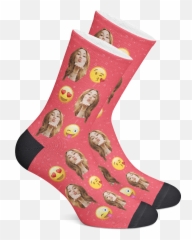 Custom Photo Socks - For Holiday Emoji,Emoji Socks For Sale