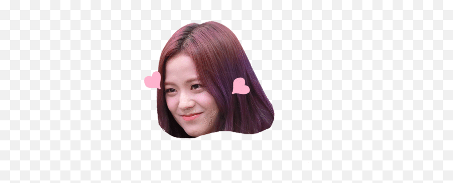 Top Violet Hair Stickers For Android U0026 Ios Gfycat - Hair Design Emoji,Blackpink Members Emojis