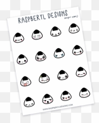 Journaling Sticker - Onigiri Emoji,Car Shop Emoji