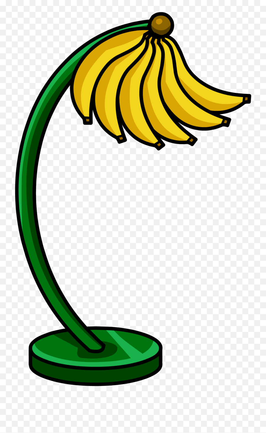 Banana Bunch Lamp Club Penguin Wiki Fandom - Objetos De Club Penguin Emoji,Dancing Banana Emoji