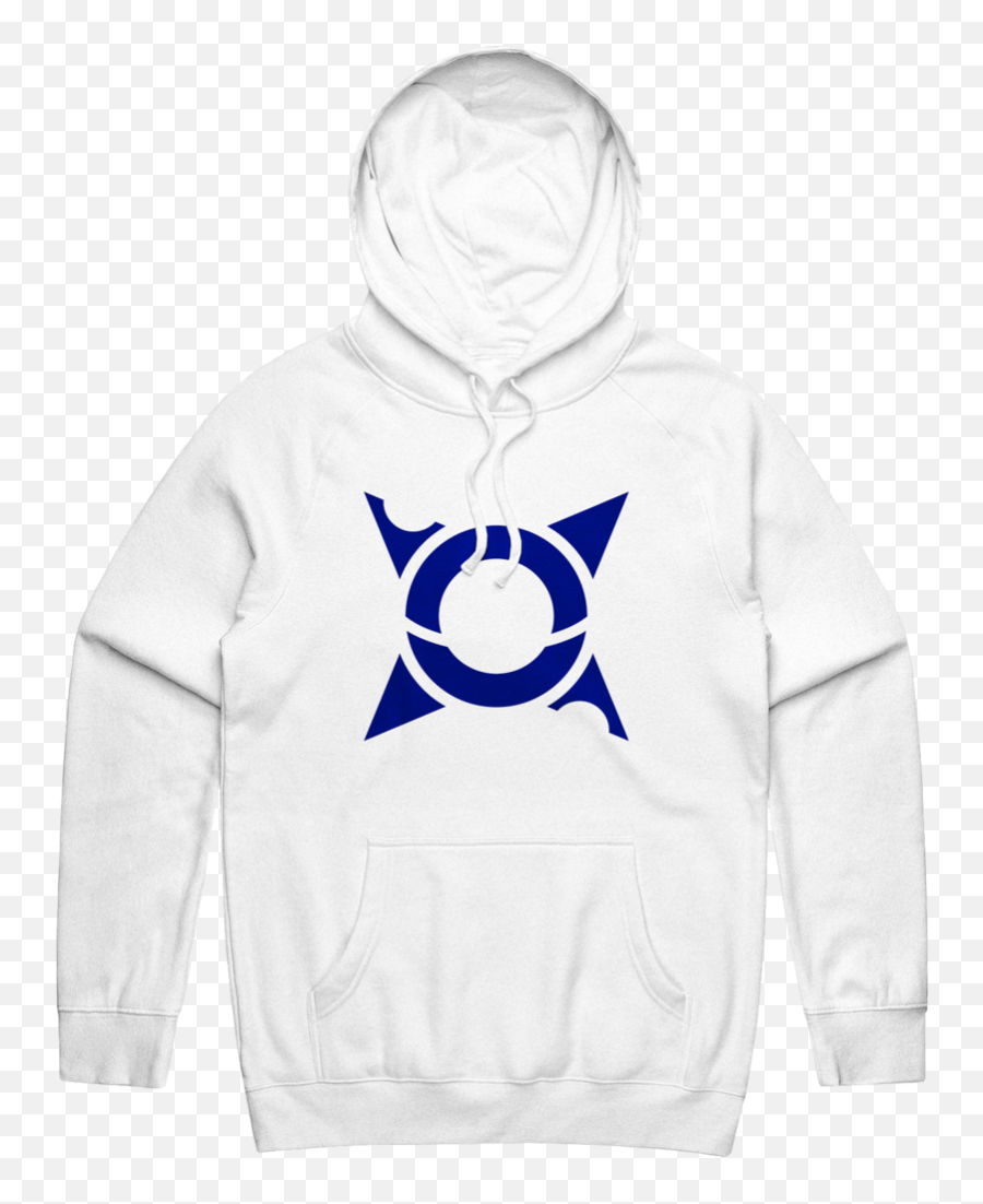 Ovni Logo Hoodie - White Emoji,Emoticon Grey