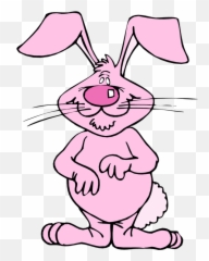 Free Pink Rabbit Cliparts Download Free Clip Art Free Clip - Rabbit Pink Cartoon Png Emoji,Rabbit Emotions