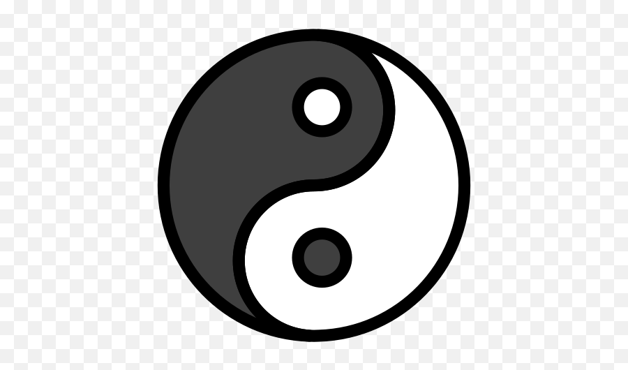 Yin Yang Emoji - Yin And Yang,Black And White Emojis