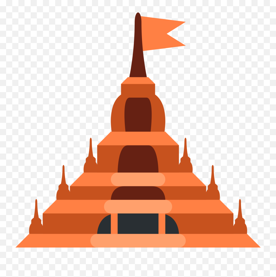 Hindu Temple Emoji - Temple Emoji,Popper Emoji