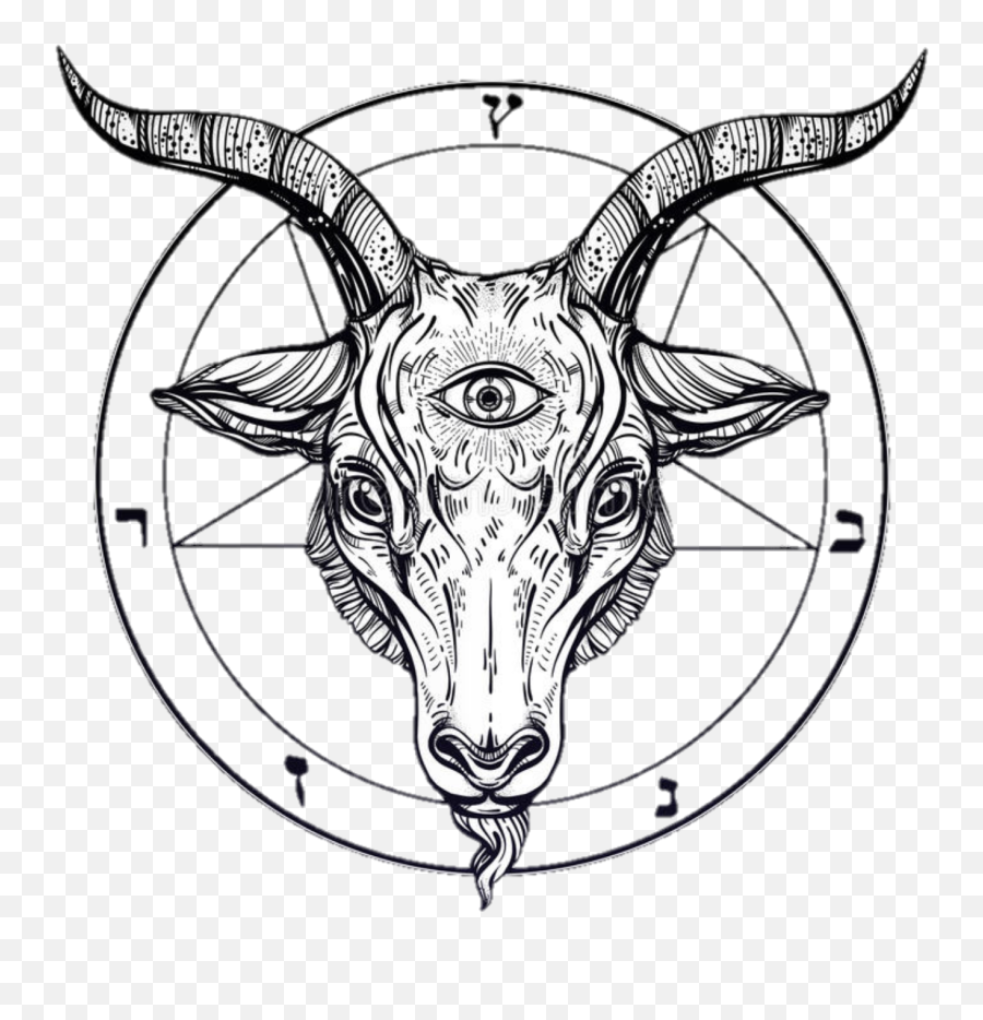 Satan Satanic Goat Blood Bleed Hell Die Kill - Devil Satan Png Transparent Emoji,Bleeding Eyes Emoji