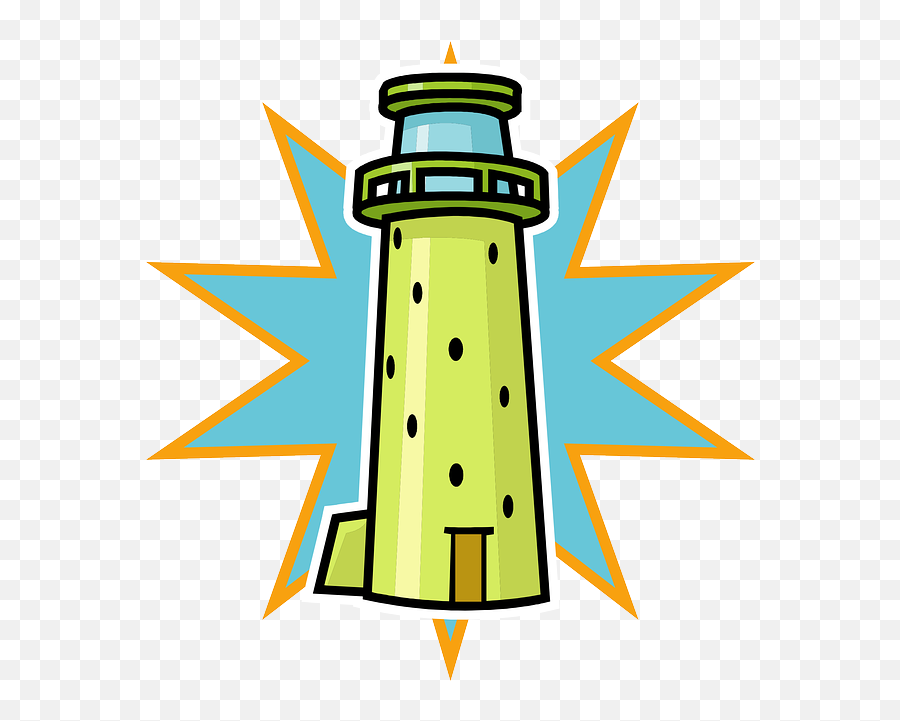 Nice Lighthouse Clip Art - Clipartix Clipart Menara Emoji,Lighthouse Emoji