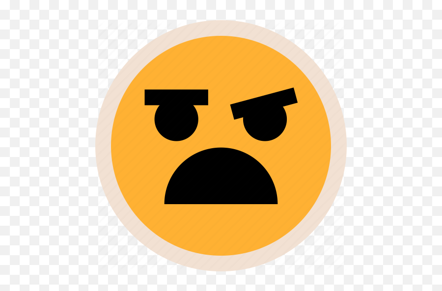 Emotion Face In Shock Icon - Happy Emoji,Shock Emotion