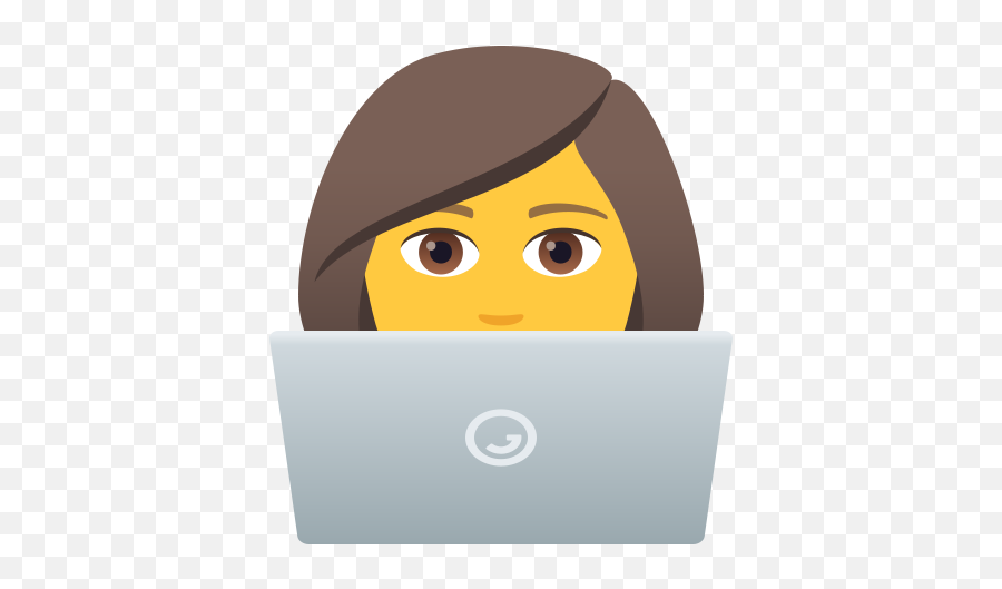 Emoji Computer Scientist Developer - Women No Gesture Emoji,Computer Emoji