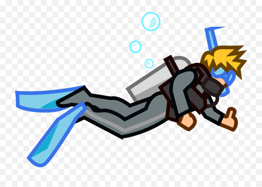 File - Cartoon Scuba Diver Png Emoji,Scuba Diving Emoji