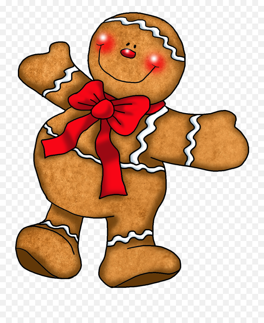 Gingerbread Man Free Printable - Cartoon Gingerbread Man Clipart Emoji,Gingerbread Emoji