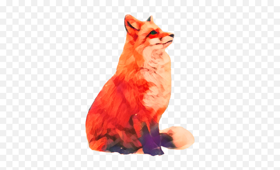 Myremix Fox Red Colors Sticker Sticker - Red Fox Emoji,Man Moon Fox Emoji