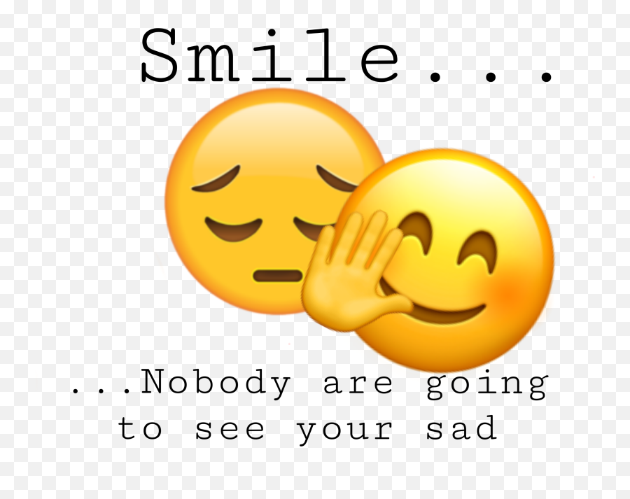 English Sad Sticker - Emoji Smile And Sad,Emoji Animations