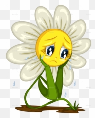 Cartoon Daisy Stickers For Different - Cartoon Flower With Facew Emoji,Singing Emoji Commercial