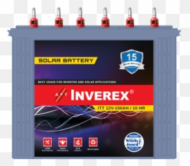 Itt Tall Tubular Battery 150ah - Inverex Tubular Battery Price In Pakistan Emoji,Car Electric Battery Emoji