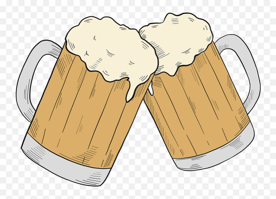 Beer Mugs Clipart - Beer Glassware Emoji,Root Beer Float Emoji
