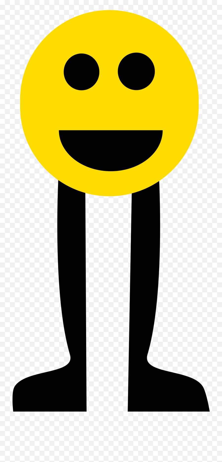 Smiley With Legs - Happy Emoji,Legs Emoji
