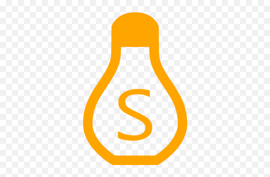 Orange Salt Shaker Icon - Salt Shaker Emoji,Salt Emoticon Facebook