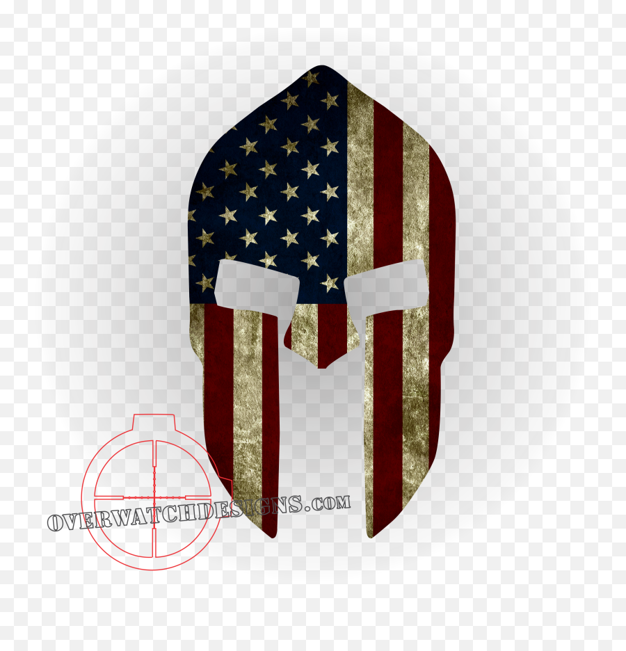 American Flag Sparter Logo - Spartan Helmet Flag Emoji,Emoji American Flag Buring