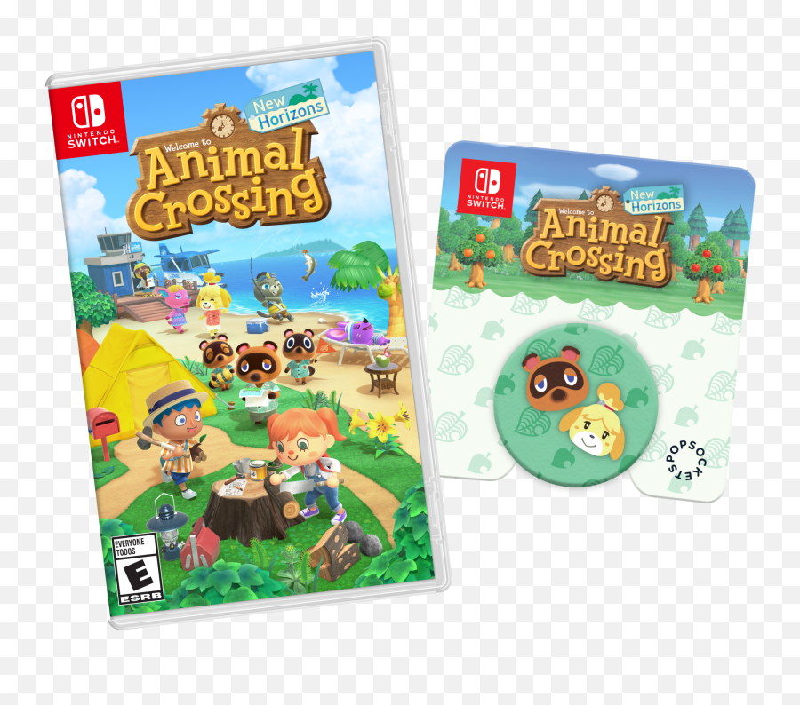 Walmart Exclusive Pop Socket Nintendo - Game Nintendo Switch Emoji,Animal Crossing Learning Emotions