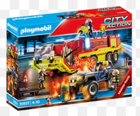 Products U2013 Tagged Action Fire Engine With Truck U2013 Toytown - Playmobil 70557 Emoji,Yoda Emoji Png Lego
