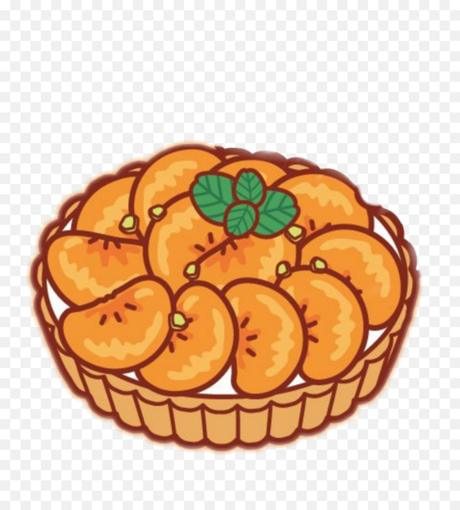 Remixit Orangetart Fruitart Sticker By Genchiko - Tart Emoji,Apple Pie Emoji