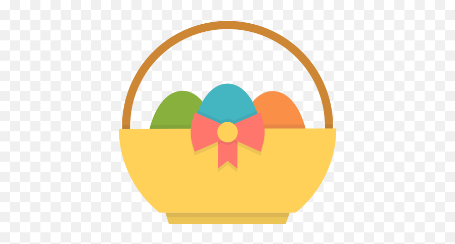 Ícone Ovos Páscoa Cesta Primavera Presente Presente - Egg Basket Icon Png Emoji,Emoticons De Pascoa
