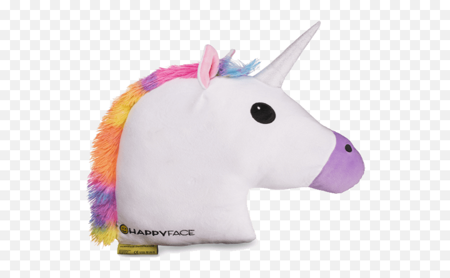 Unikornis Emoji Plüss Párna Fehér 50 Cm - Unicorn,Emoji Pinata