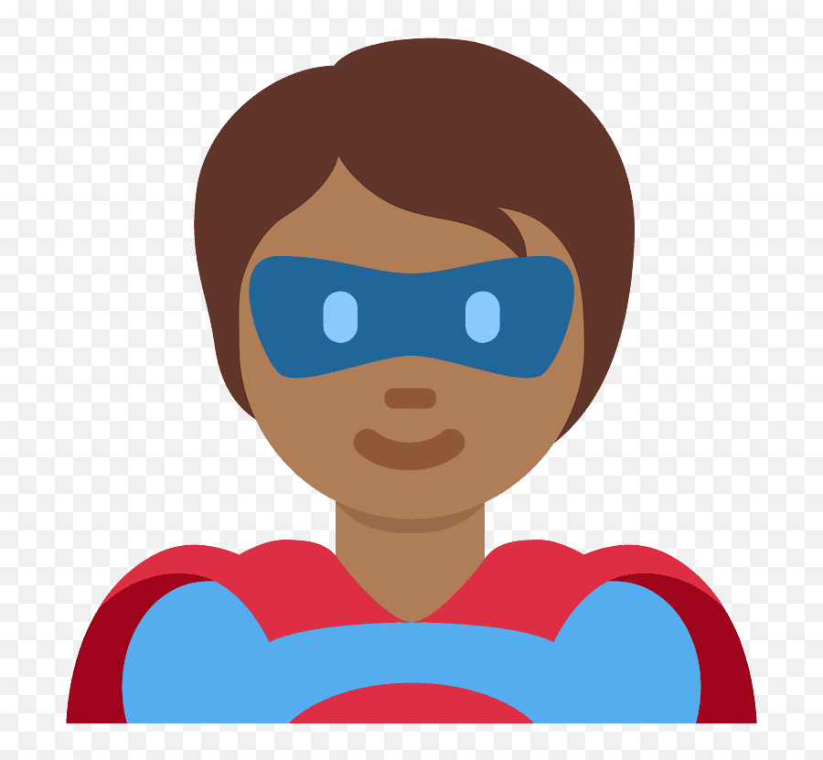 Superhero Emoji Clipart - Superhero Emoji,Twitter Superhero Emojis