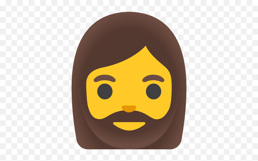 Emoji - Woman Beard Emoji,Men With Facial Hair Emojis