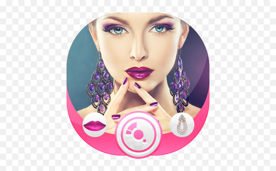 Beauty Face Makeup Photo Editor - Apps En Google Play Chandelier Purple Earrings Emoji,Imagenes De Mascaras Emojis