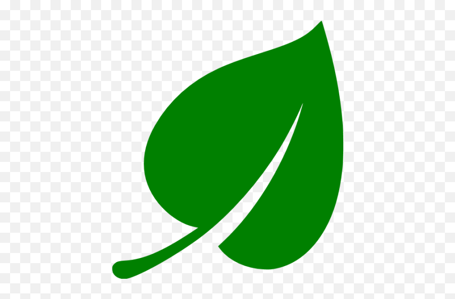 Green Leaf Icon - Free Green Leaf Icons Green Leaf Icon Png Emoji,Snowflake Sun Leaf Leaf Emoji