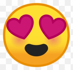 Emoji Heart Eyes Background Png Image Png Play,Heart Emoji Without Background