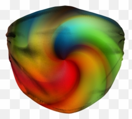Spiral Abstract Blur Face Mask U2013 Mindgone Emoji,Spiral Face Emoji