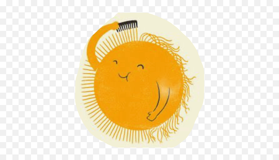 Goodmorning Sunshine Sun Sticker - Illustration Emoji,Bad Hair Day Emoji