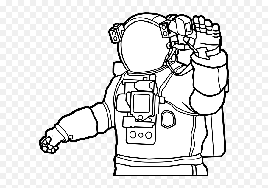 Image Result For Man On Moon Drawing - Astronaut Clipart Space Suit Drawing Png Emoji,Moon Man Emoji